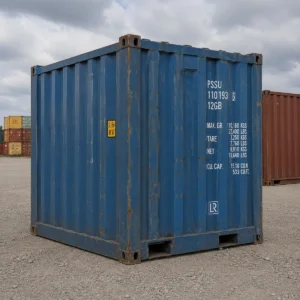 10ft used wind & watertight shipping container for sale - ex-shipping line, Cor-Ten steel, double doors, 14mm marine ply floor, forklift pockets, available in Australia