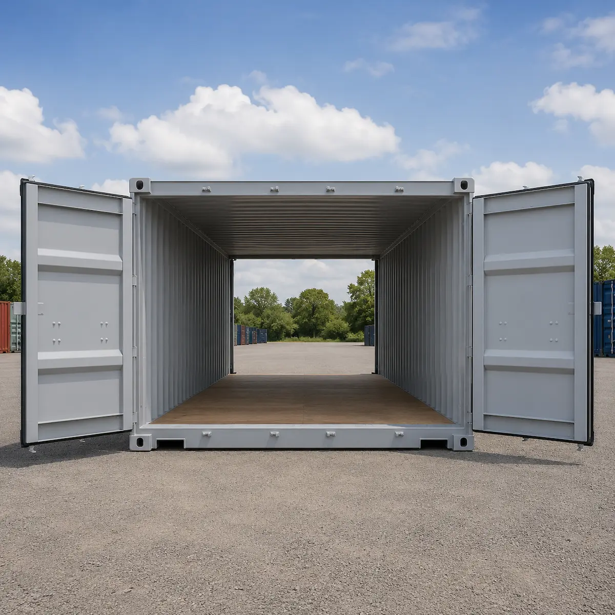 20ft tunnel container double doors - available in Australia.