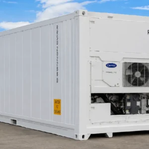 20ft refrigerated shipping container with temperature-controlled refrigeration unit suitable for cold storage and transport in Australia