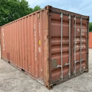 20ft shipping container brick red - Lowood QLD