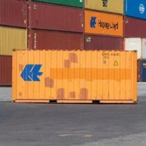 20ft used wind and watertight shipping container – yellow, Lowood QLD