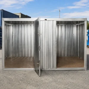 3m x 4.2m side-linked galvanised flat-pack container bundle — Australia