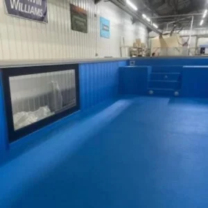 40ft container pool blue interior - available in Australia