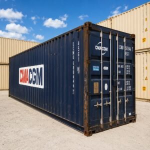 40ft standard wind and watertight shipping container direct ship for sale - economy grade, colour varies, surface rust and wear, 67.7m3, Lowood QLD, Australia