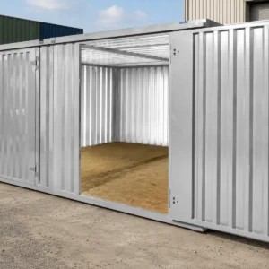4m x 4.2m side-linked galvanised flat-pack container bundle — Australia