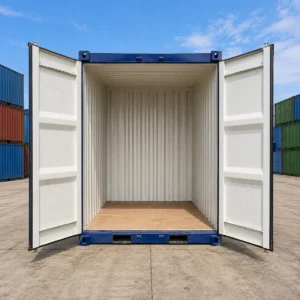 8ft new one-trip shipping container, blue, Lowood QLD