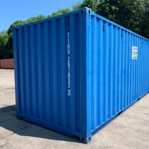 20′ x 8′ x 8.5′ Tall– New Shipping/Storage Container – Wind and Watertight – Blue