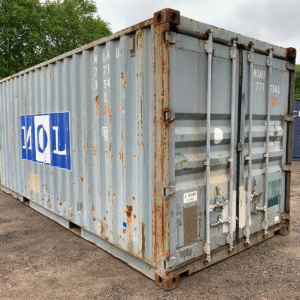 20′ x 8′ x 8.5′ Tall –Used Shipping / Storage Container-Wind and Watertight – Blue