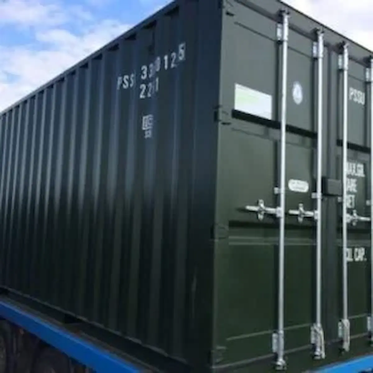 20ft green shipping container new - available in Australia