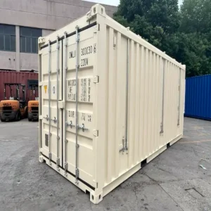 New ivory 20ft hardtop open top shipping container for sale | Aus Container Stands